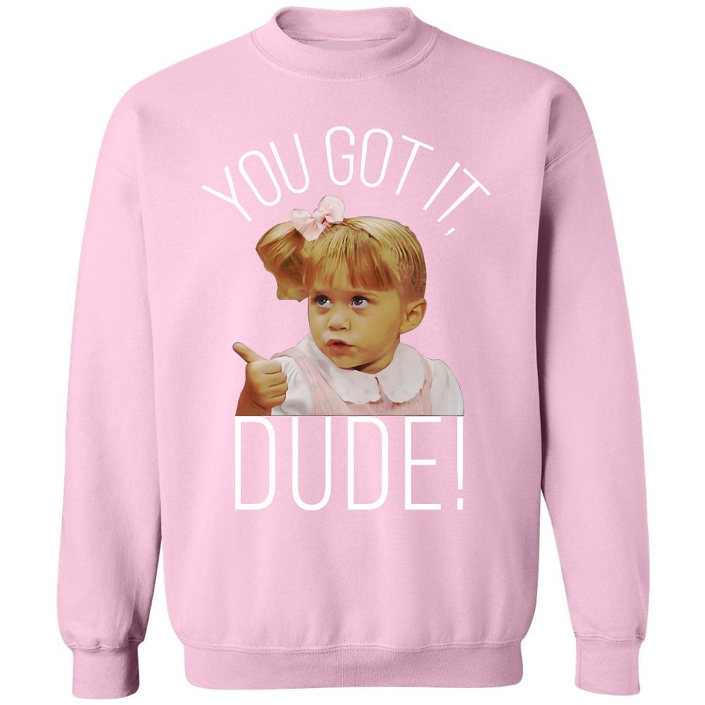 Classic Unisex Sweatshirt - XDCYNJ7F - Light Pink - 3