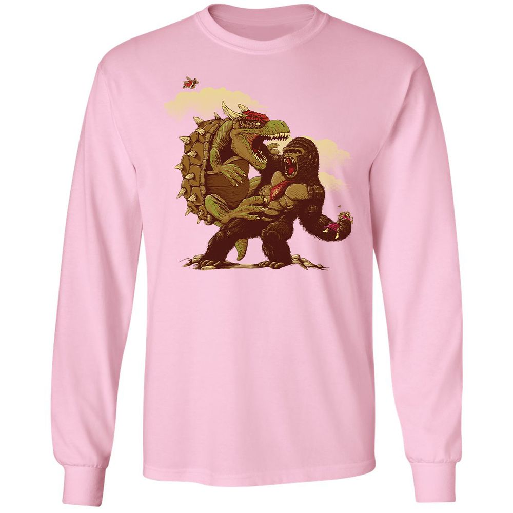 Long Sleeve T-Shirt - KKKYHV24 - Light Pink - 3