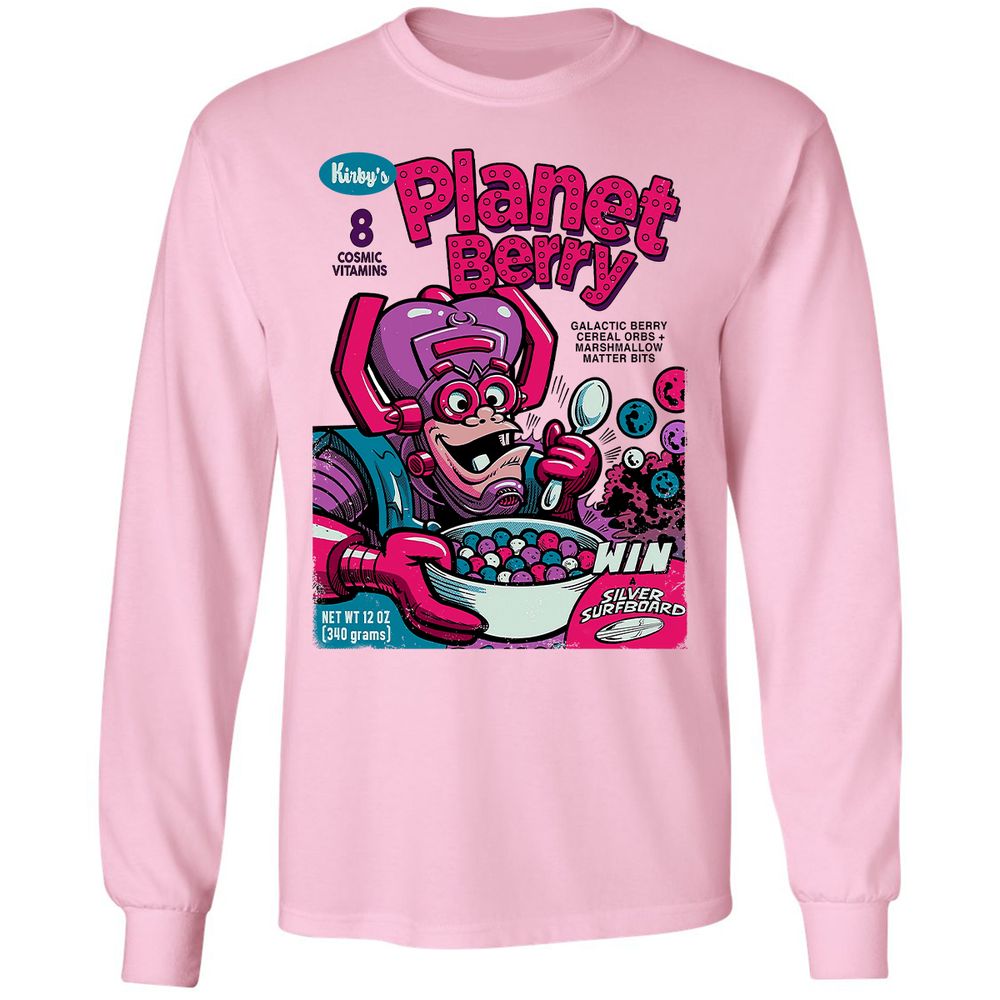 Long Sleeve T-Shirt - VHXQBANS - Light Pink - 3