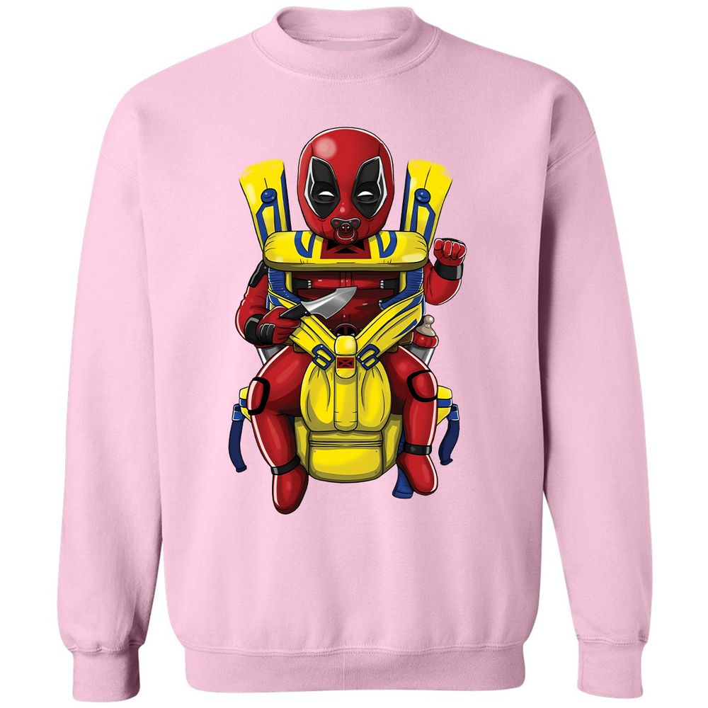 Classic Unisex Sweatshirt - UWP8VKQS - Light Pink - 3