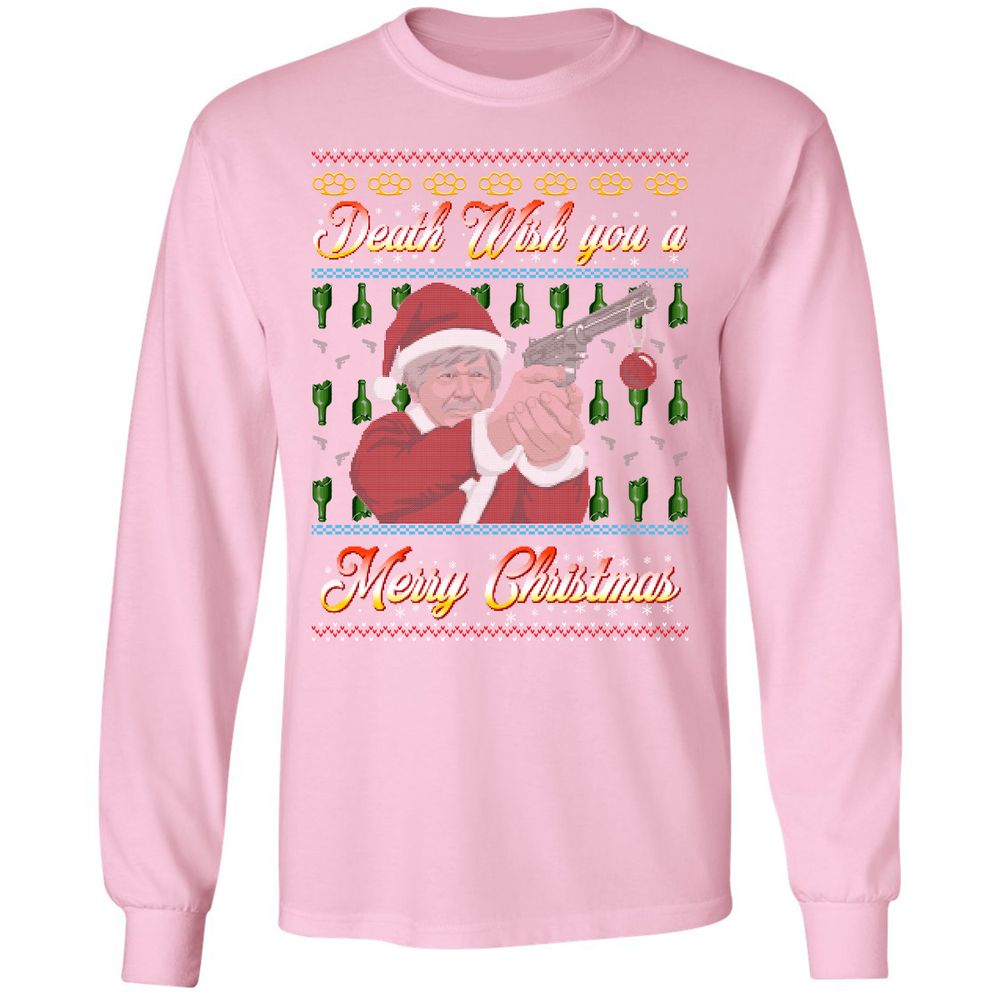Long Sleeve T-Shirt - KUE3VQNW - Light Pink - 3