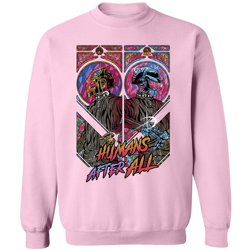 Classic Unisex Sweatshirt - TVRVV3ZM - Light Pink - 3