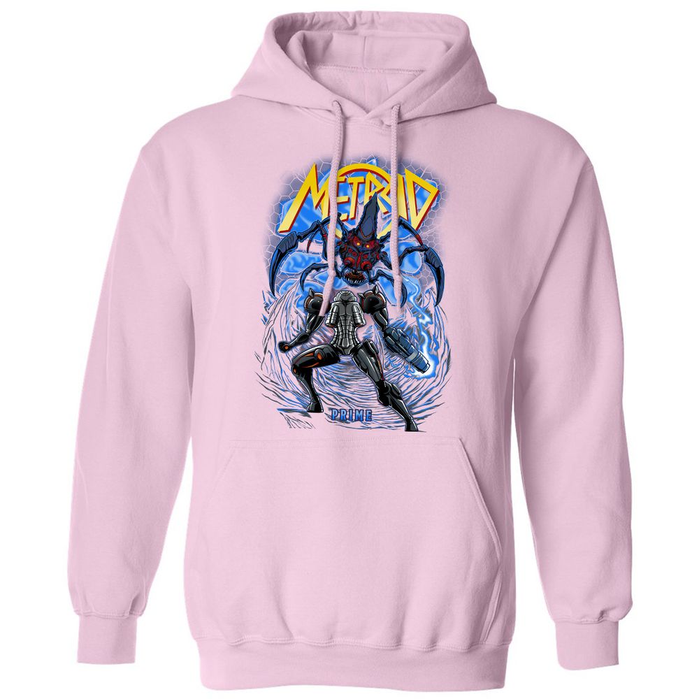Classic Unisex Hoodie - Q5YEFJVH - Light Pink - 3