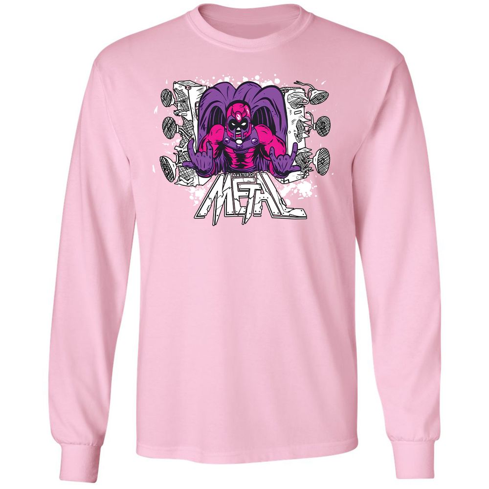 Long Sleeve T-Shirt - W8W4GX6E - Light Pink - 3