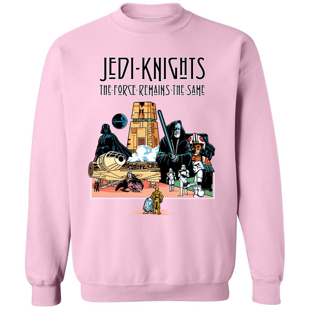 Classic Unisex Sweatshirt - Y87VJ22P - Light Pink - 3