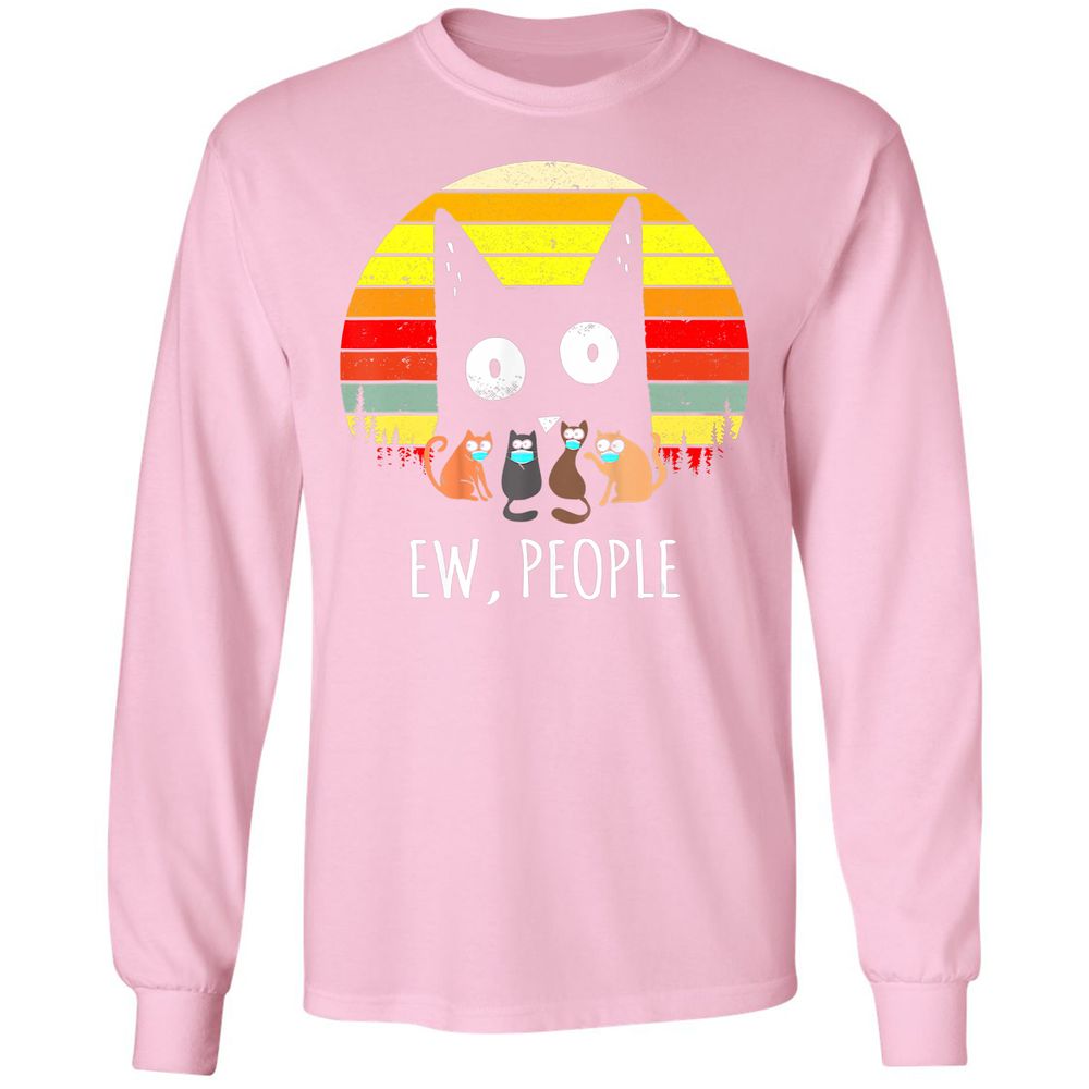 Long Sleeve T-Shirt - UHHSKEAE - Light Pink - 3