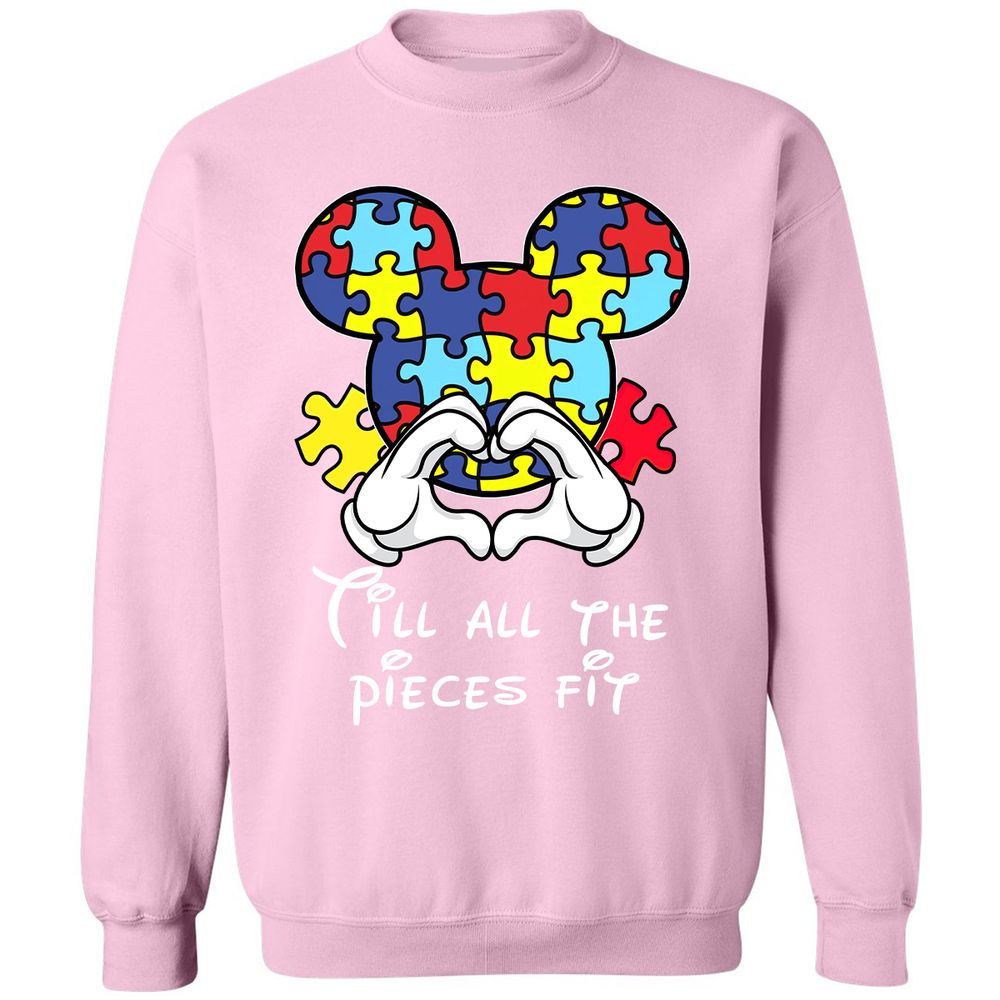 Classic Unisex Sweatshirt - K2GJ93TX - Light Pink - 3