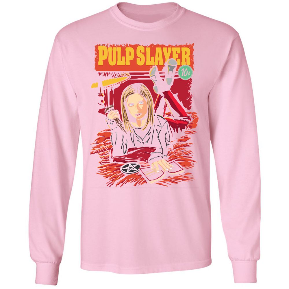 Long Sleeve T-Shirt - 2F3ERCG7 - Light Pink - 3