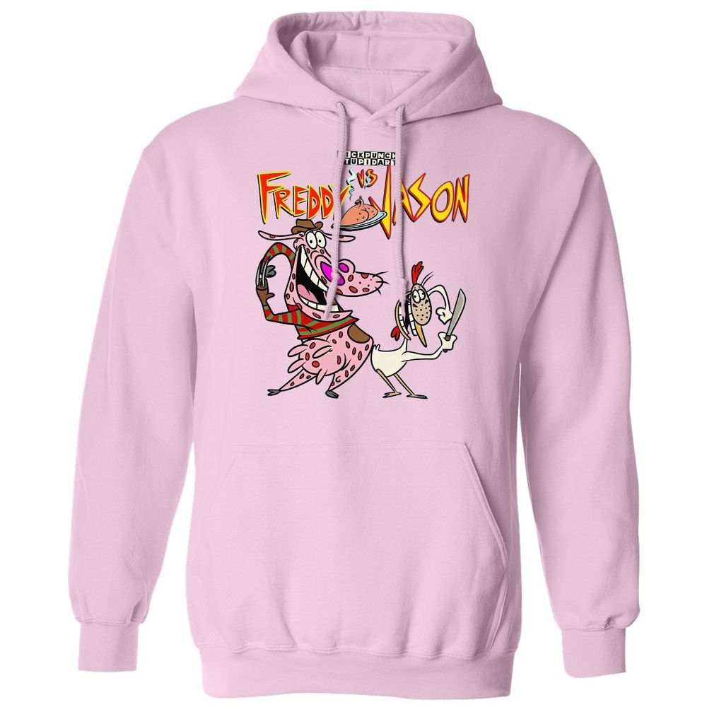 Classic Unisex Hoodie - RUNM68D1 - Light Pink - 3