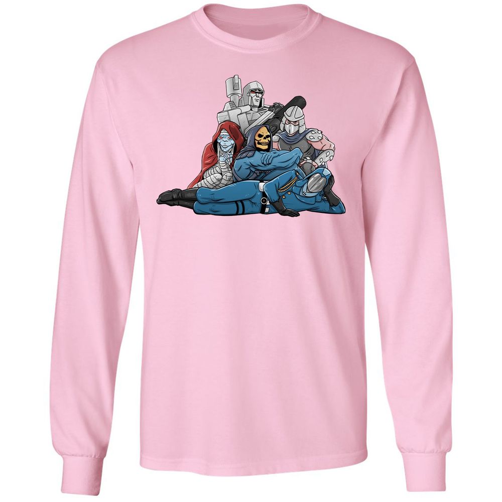 Long Sleeve T-Shirt - 5HT2BVS8 - Light Pink - 3