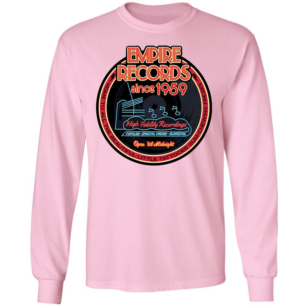 Long Sleeve T-Shirt - Q5V2JKDV - Light Pink - 3