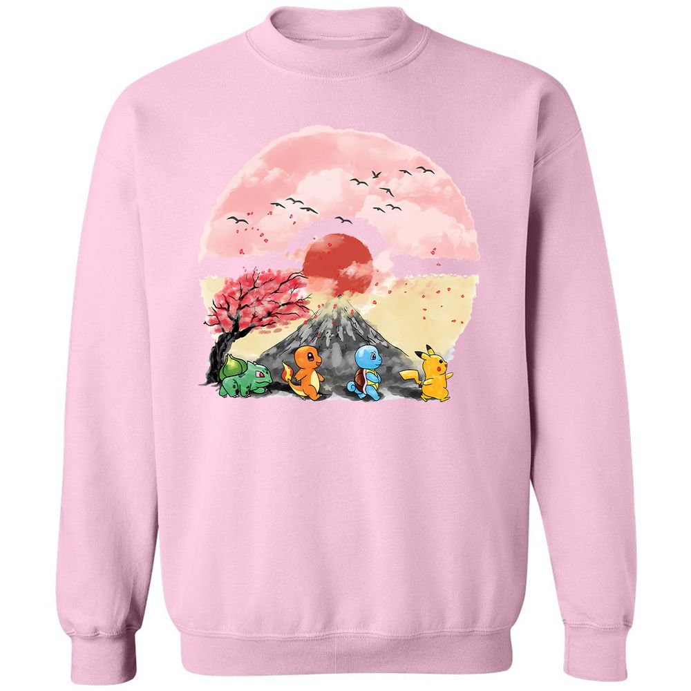 Classic Unisex Sweatshirt - X88VFV5H - Light Pink - 3