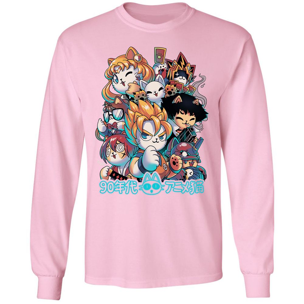 Long Sleeve T-Shirt - AYKZNYGT - Light Pink - 3