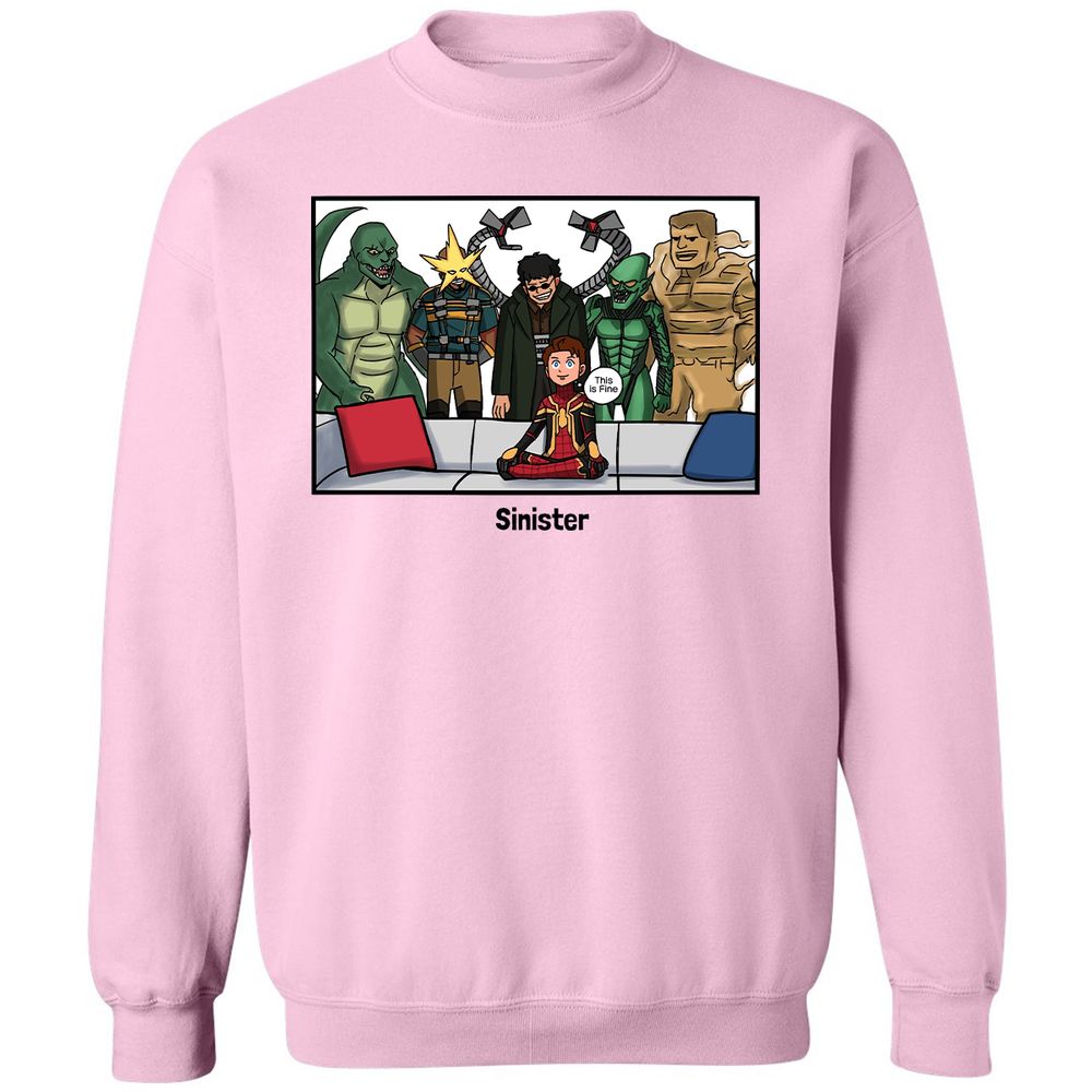 Classic Unisex Sweatshirt - D8EHTYHW - Light Pink - 3