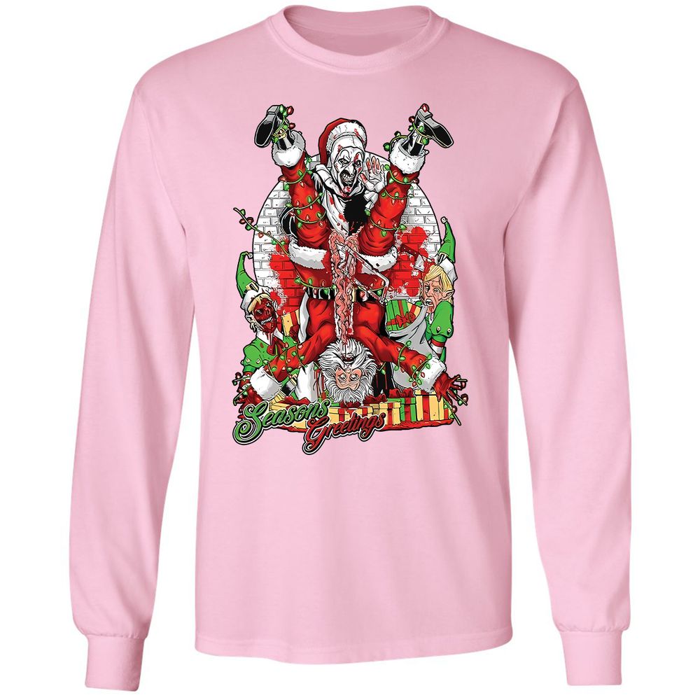 Seasons Greetings - Light Pink - 3