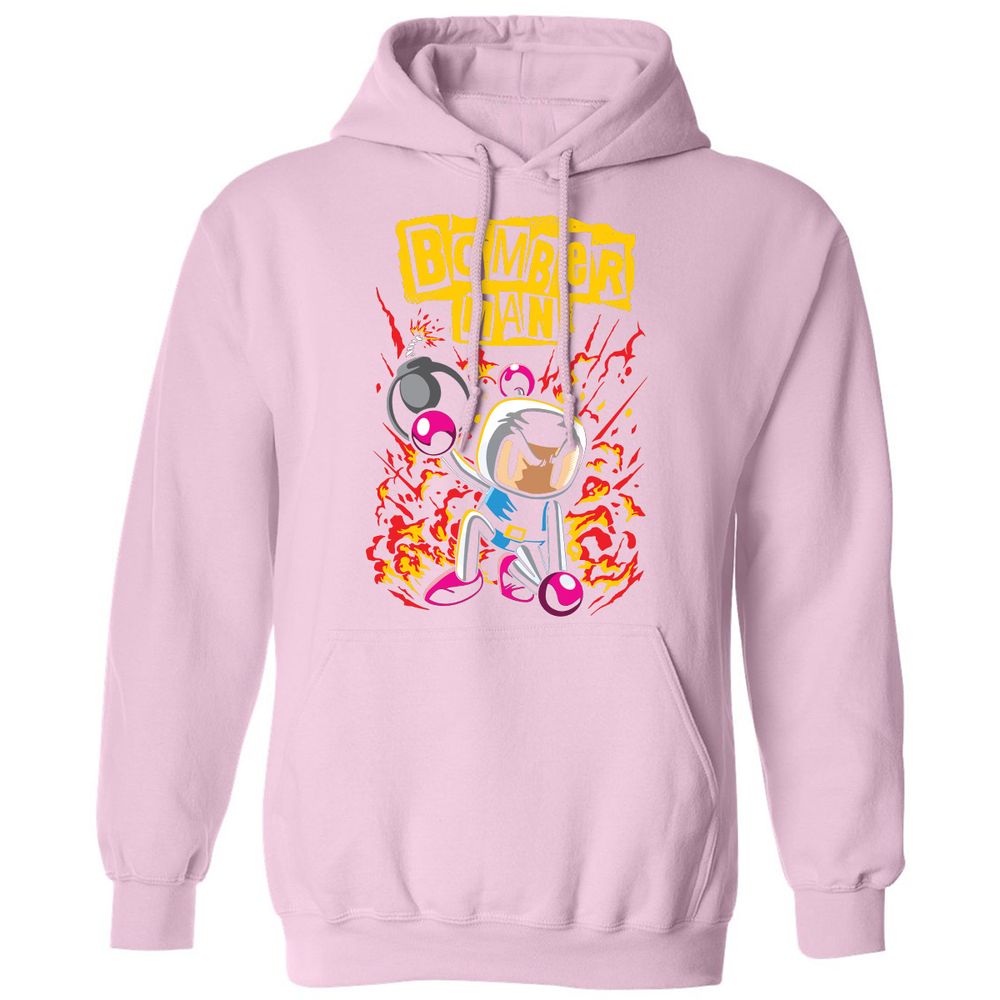 Classic Unisex Hoodie - VK7KGMU2 - Light Pink - 3