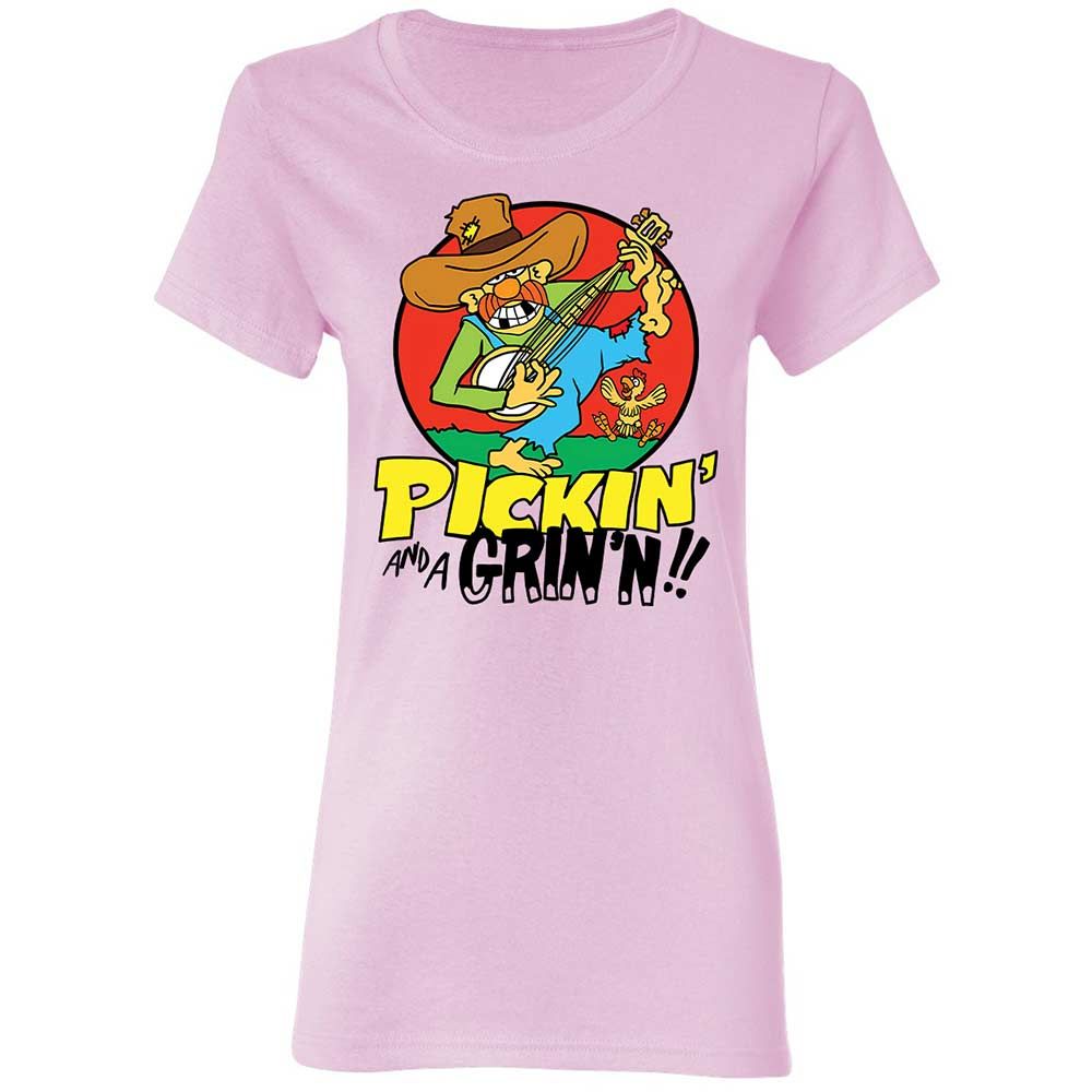 Pickin' and a Grinnin - Light Pink - 3