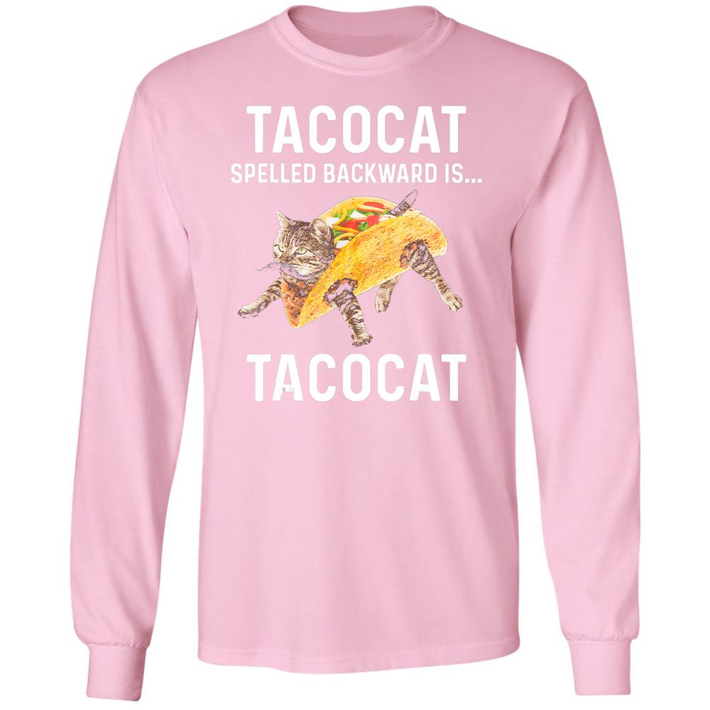 Long Sleeve T-Shirt - QHFGC9S2 - Light Pink - 3