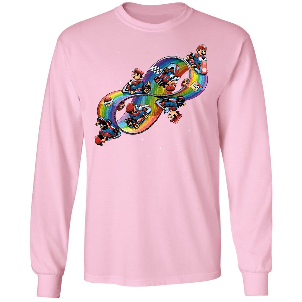 Long Sleeve T-Shirt - 596VSRXH - Light Pink - 3