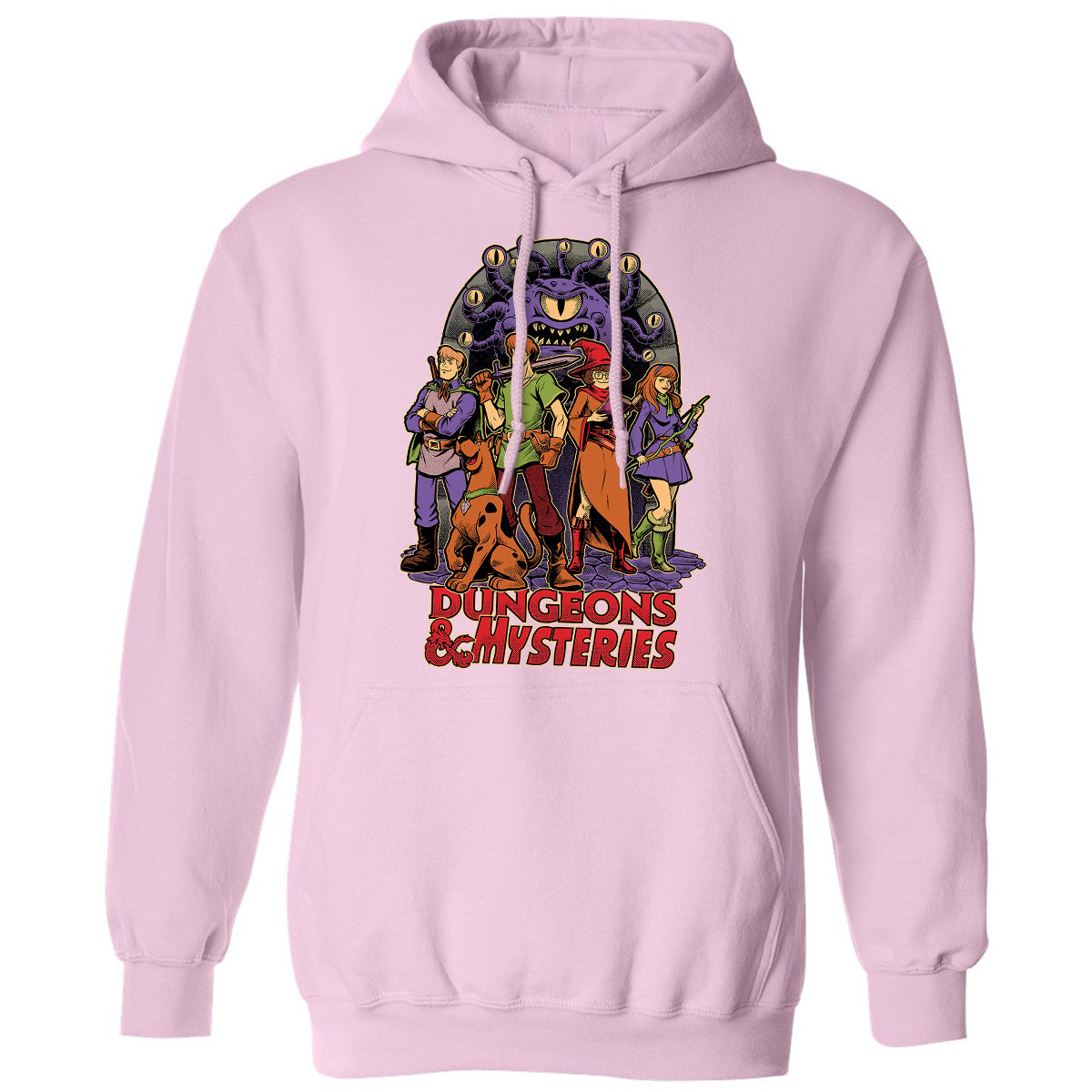 Classic Unisex Hoodie - 3B1XQ5DS - Light Pink - 3