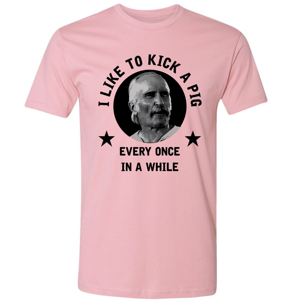 I like to kick a pig - Light Pink - 3