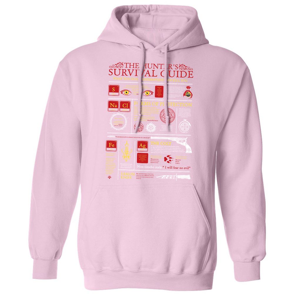 Classic Unisex Hoodie - M68U7N92 - Light Pink - 3