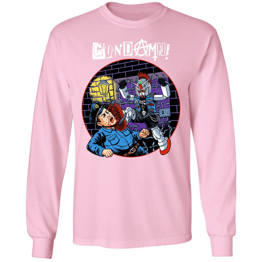 Long Sleeve T-Shirt - GXH5NS96 - Light Pink - 3