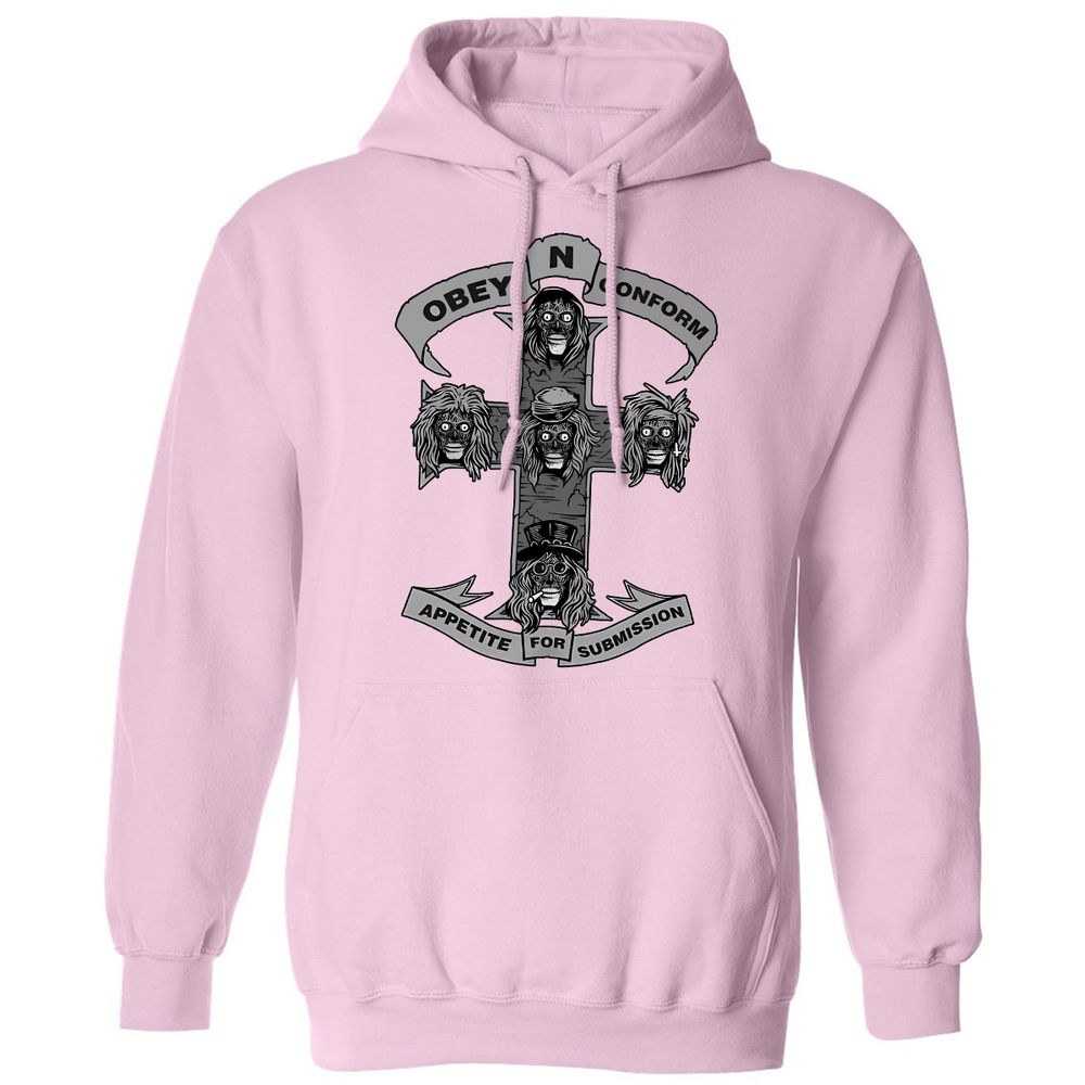 Classic Unisex Hoodie - E494JEGW - Light Pink - 3