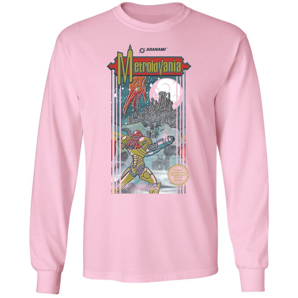 Long Sleeve T-Shirt - ZPSCMJ5P - Light Pink - 3