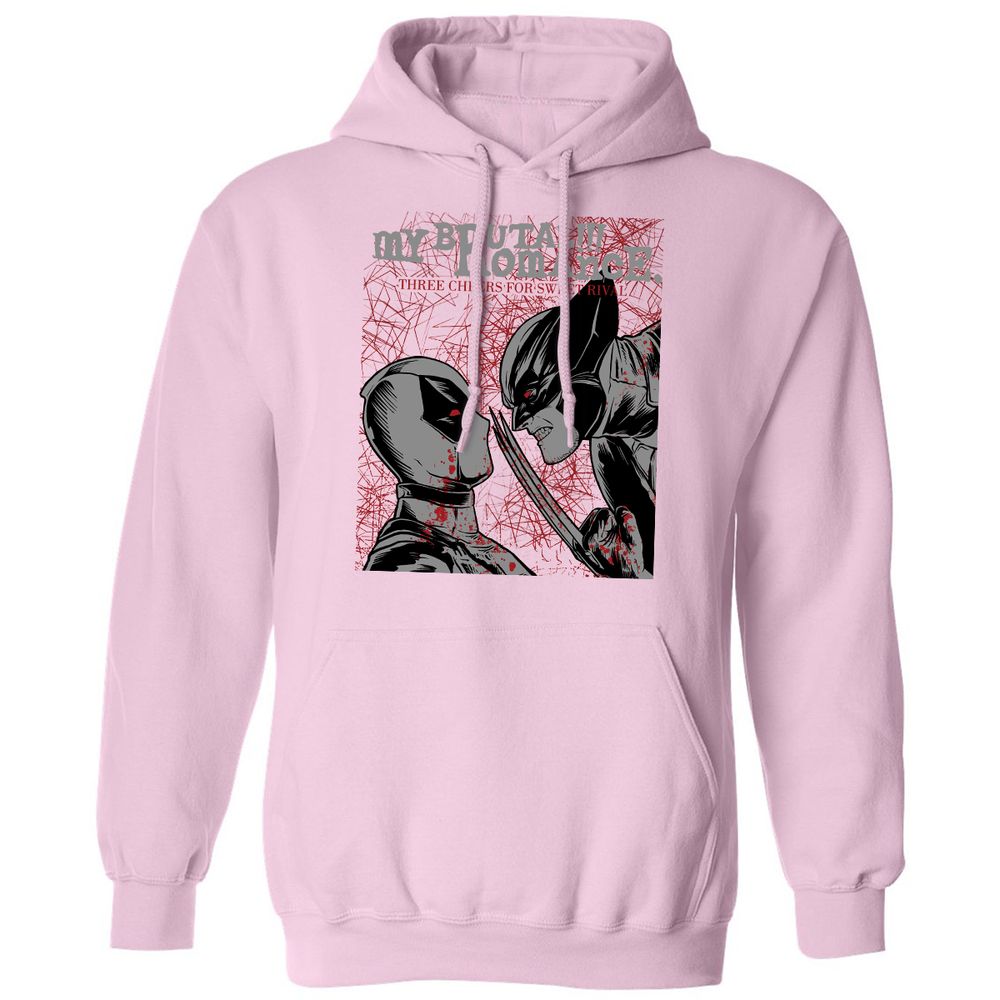 Classic Unisex Hoodie - JT2PWUHJ - Light Pink - 3