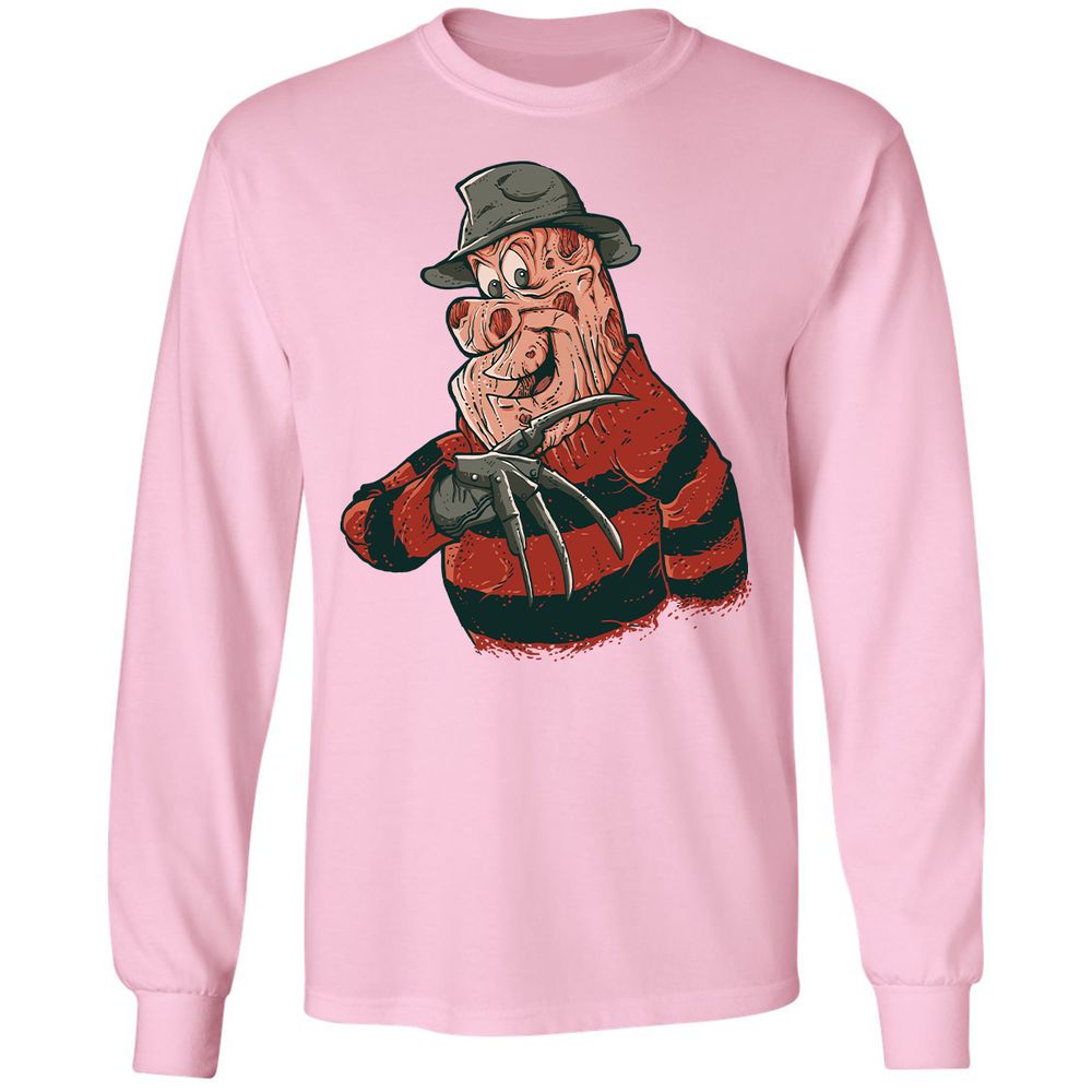 Long Sleeve T-Shirt - 7NJN6WY3 - Light Pink - 3