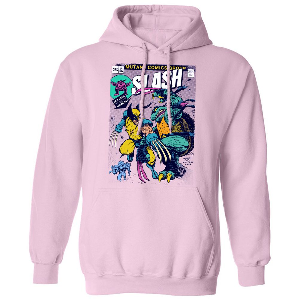 Classic Unisex Hoodie - BTWT77QD - Light Pink - 3