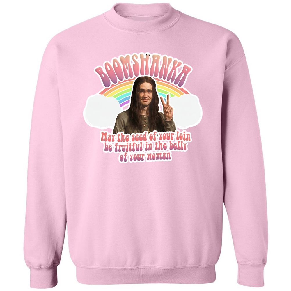 Classic Unisex Sweatshirt - 8JGBQ844 - Light Pink - 3