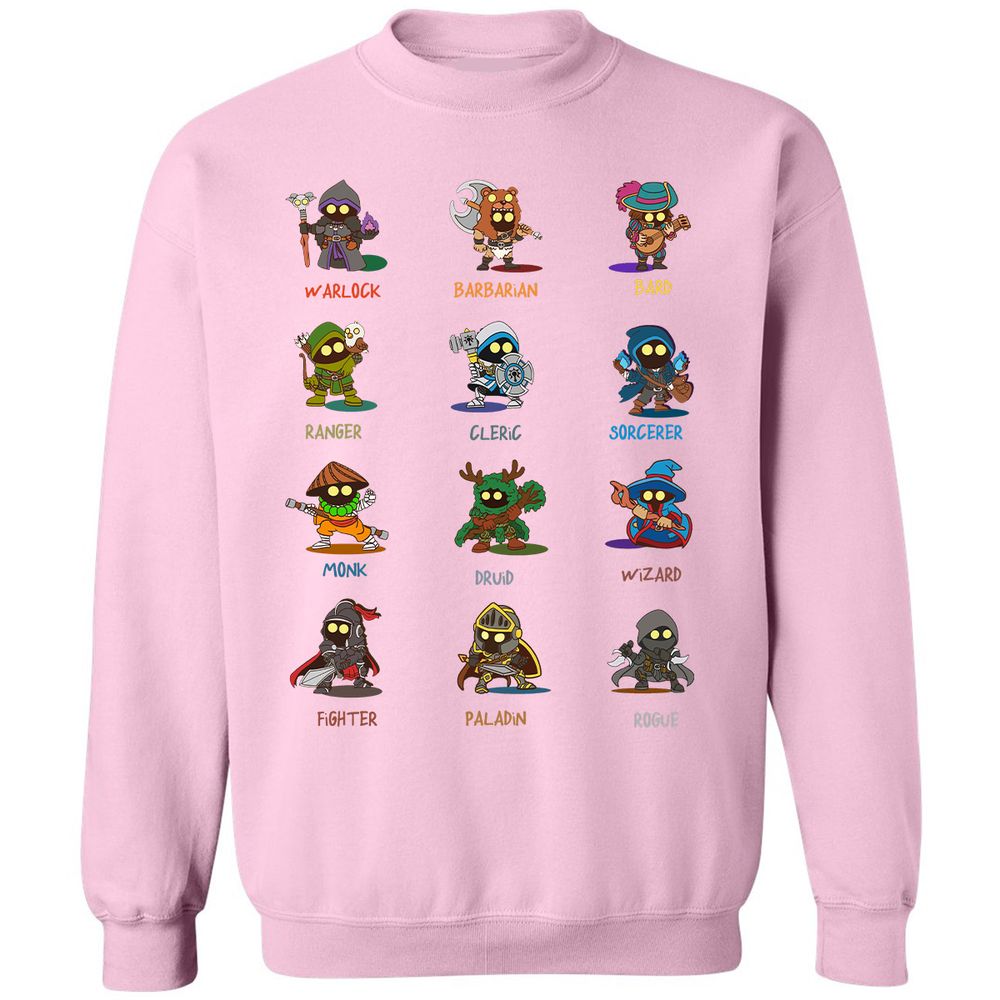 Classic Unisex Sweatshirt - F48C1KBY - Light Pink - 3