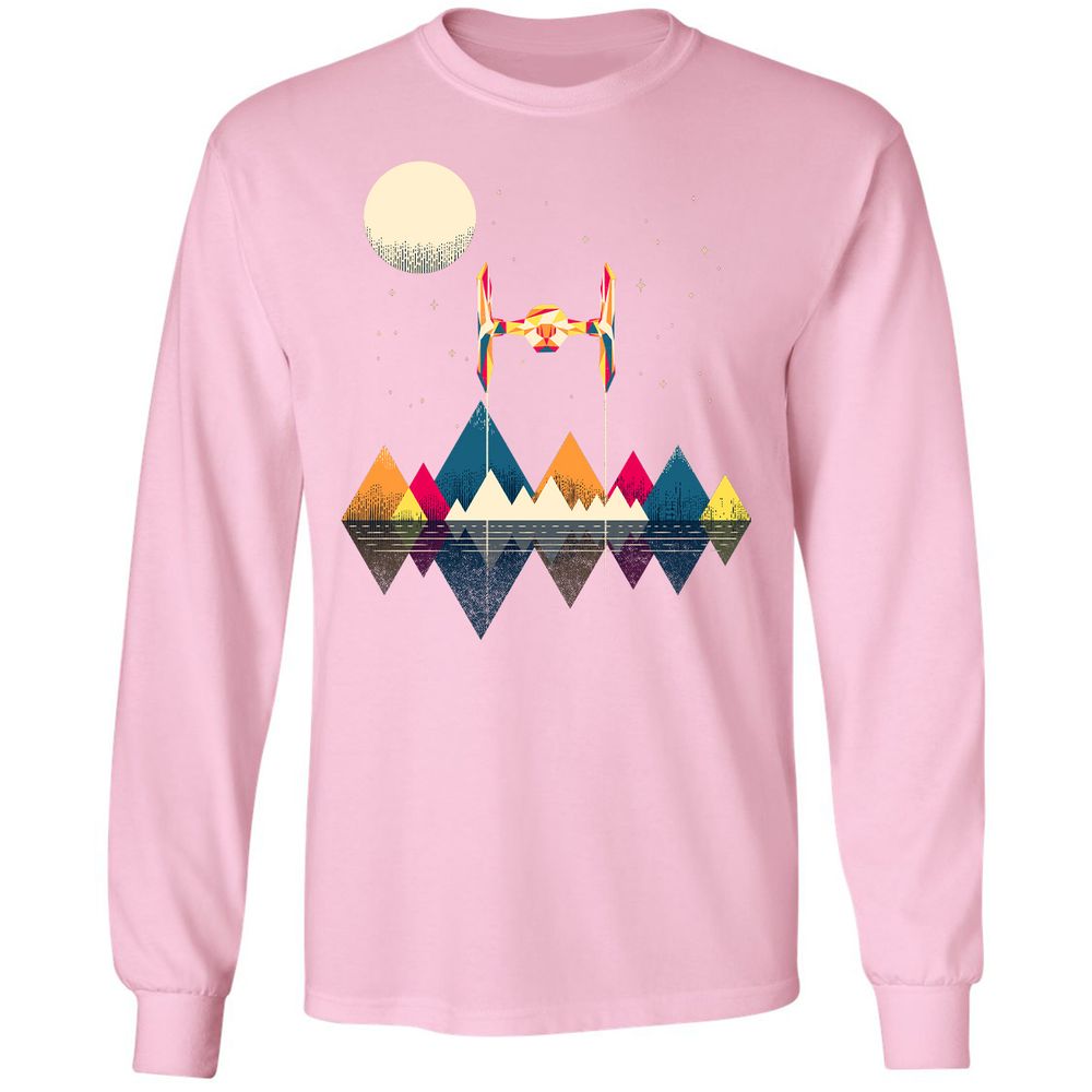 Long Sleeve T-Shirt - WAVXFJ4K - Light Pink - 3