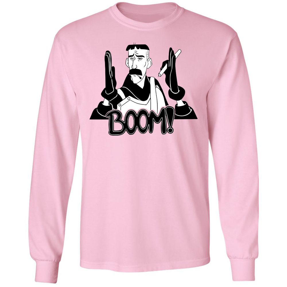 Long Sleeve T-Shirt - DM89XFUB - Light Pink - 3