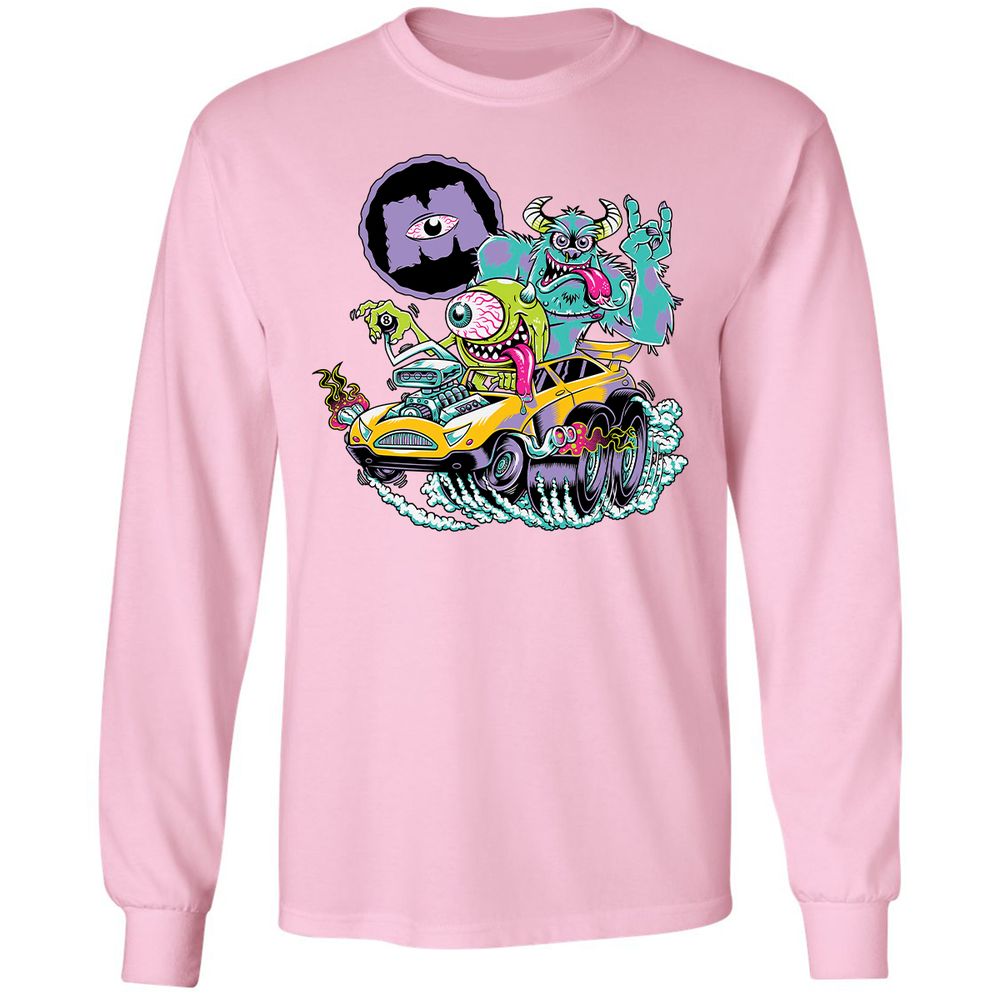Long Sleeve T-Shirt - 3E1EECKB - Light Pink - 3