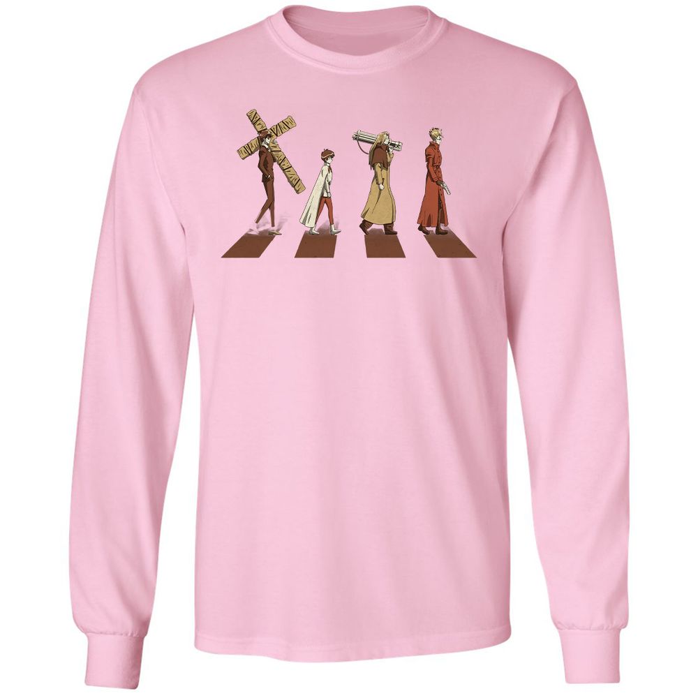 Long Sleeve T-Shirt - L3LJDMK7 - Light Pink - 3