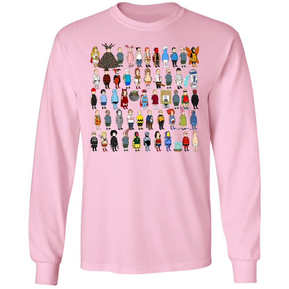Long Sleeve T-Shirt - F666QLFT - Light Pink - 3
