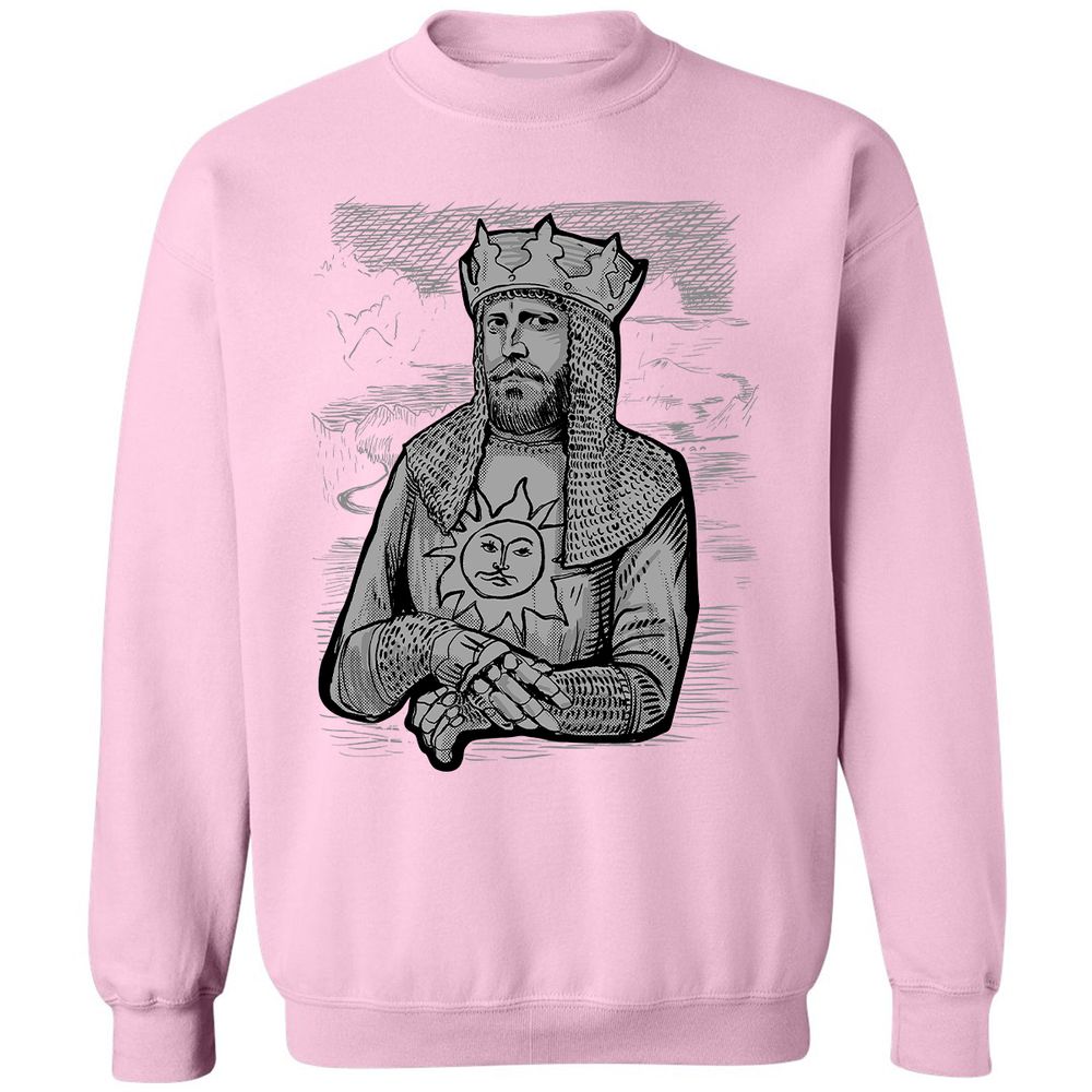 Classic Unisex Sweatshirt - JSMXGGSF - Light Pink - 3