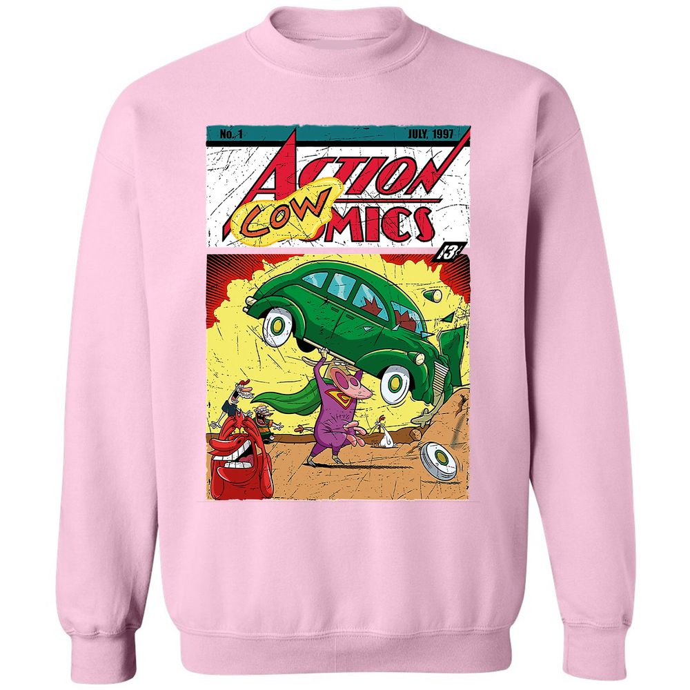 Classic Unisex Sweatshirt - PPYD3D15 - Light Pink - 3