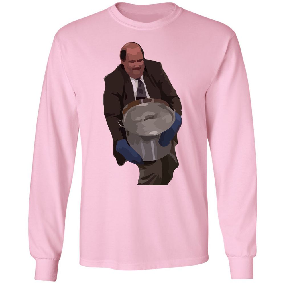 Long Sleeve T-Shirt - LGC1Z7X9 - Light Pink - 3