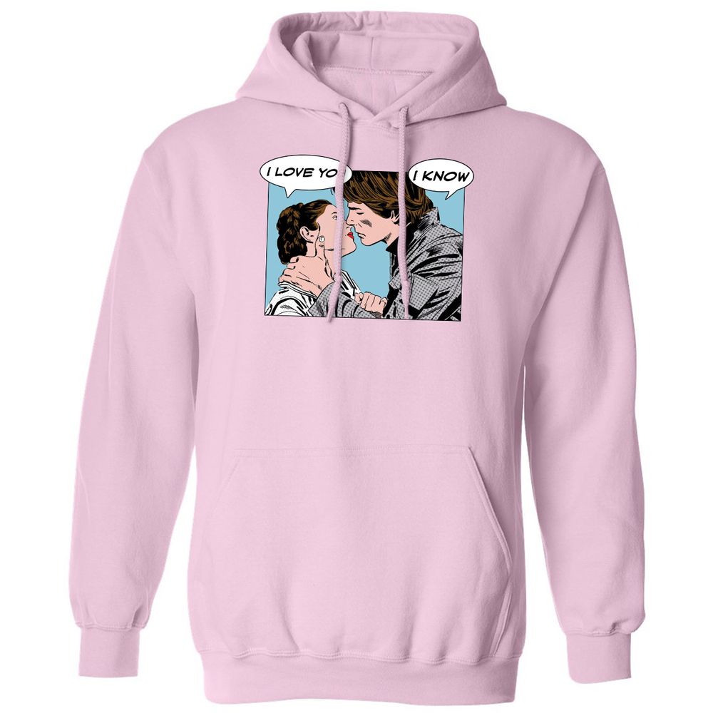 Classic Unisex Hoodie - LSZPKUCP - Light Pink - 3