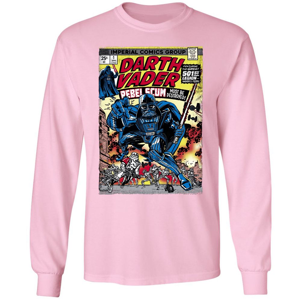 Long Sleeve T-Shirt - YBEEUHWB - Light Pink - 3