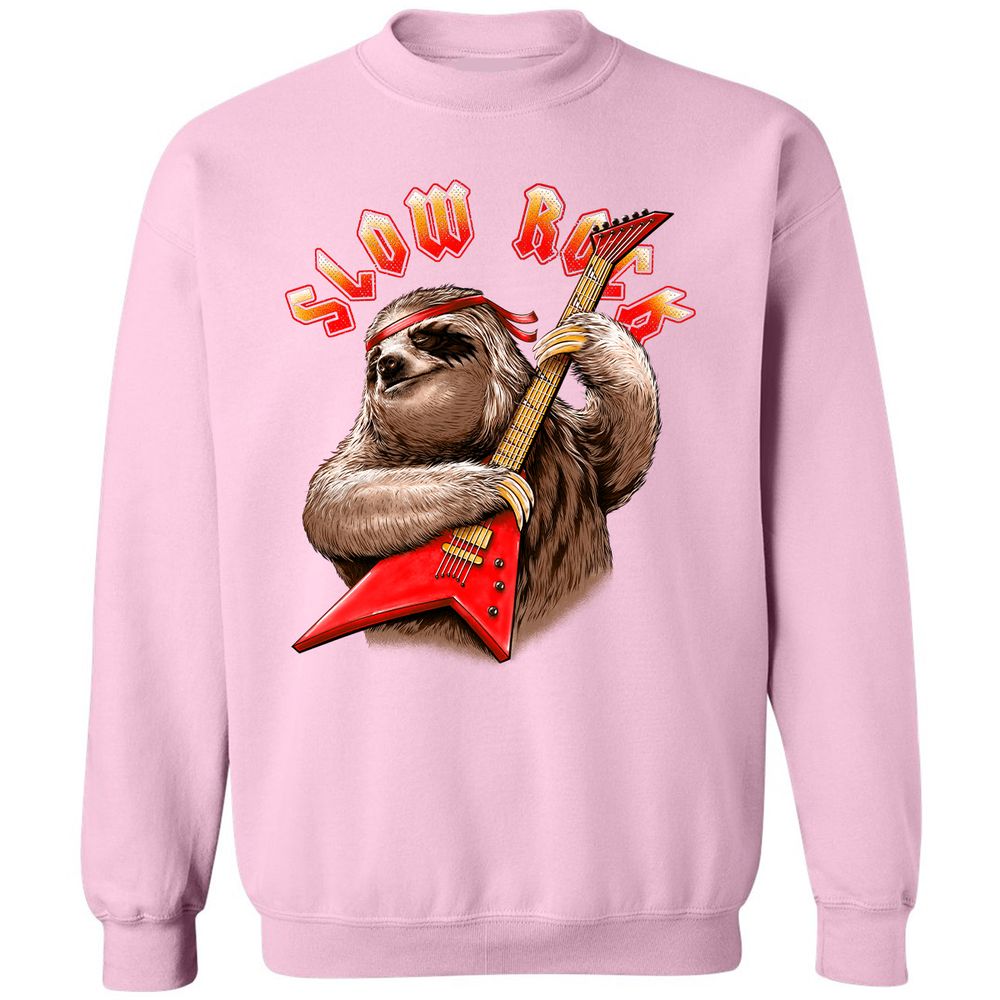 Classic Unisex Sweatshirt - W9H43F3K - Light Pink - 3