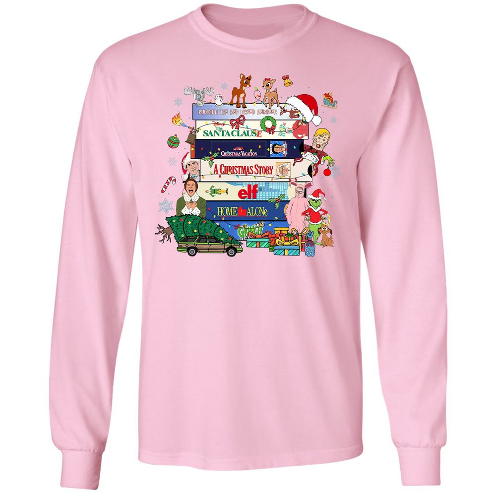 Long Sleeve T-Shirt - SRER6VCV - Light Pink - 3