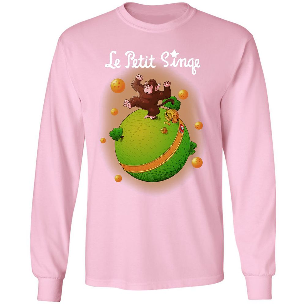 Long Sleeve T-Shirt - TUE3V9XK - Light Pink - 3