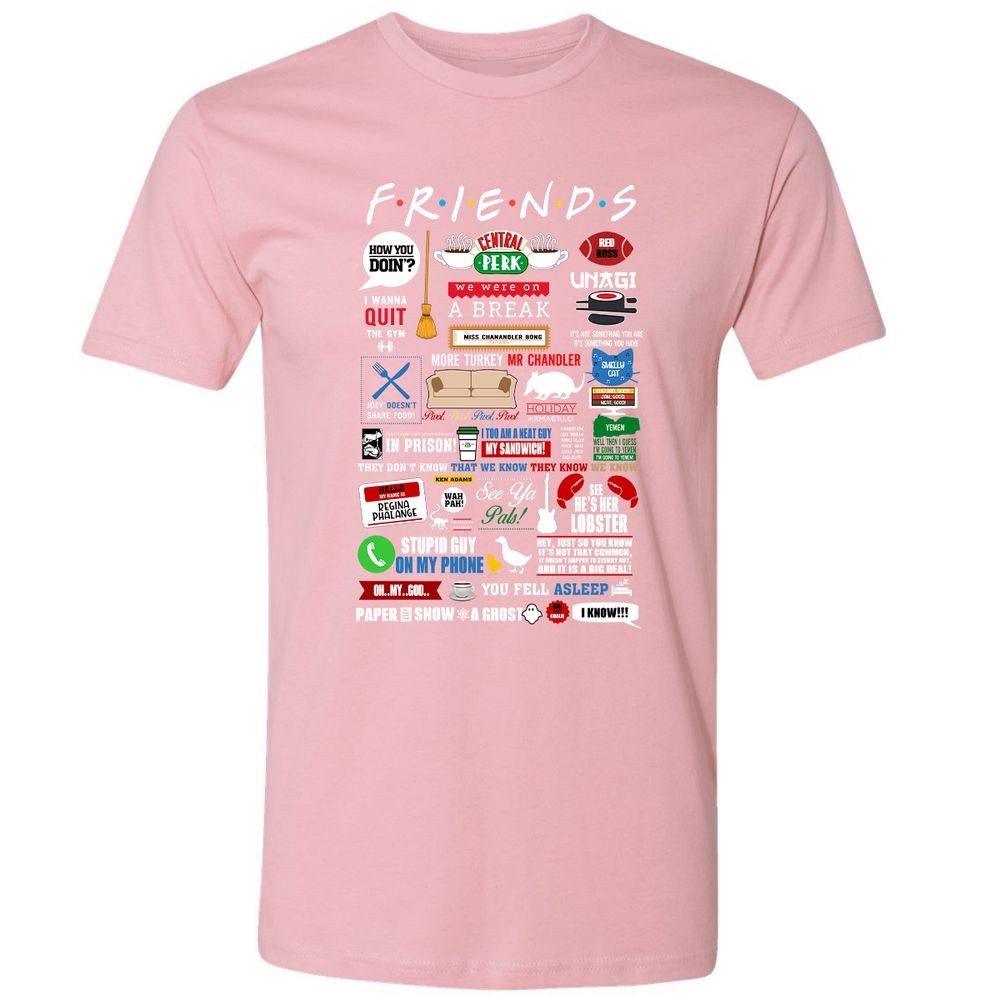 Premium Unisex T-Shirt - 4183WHJ3 - Light Pink - 3