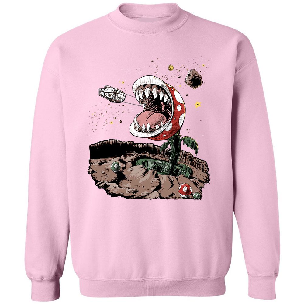 Classic Unisex Sweatshirt - X3HTQWS6 - Light Pink - 3