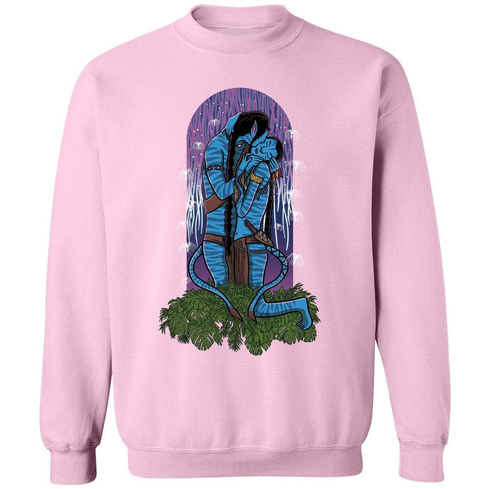 Classic Unisex Sweatshirt - TZXKM55P - Light Pink - 3